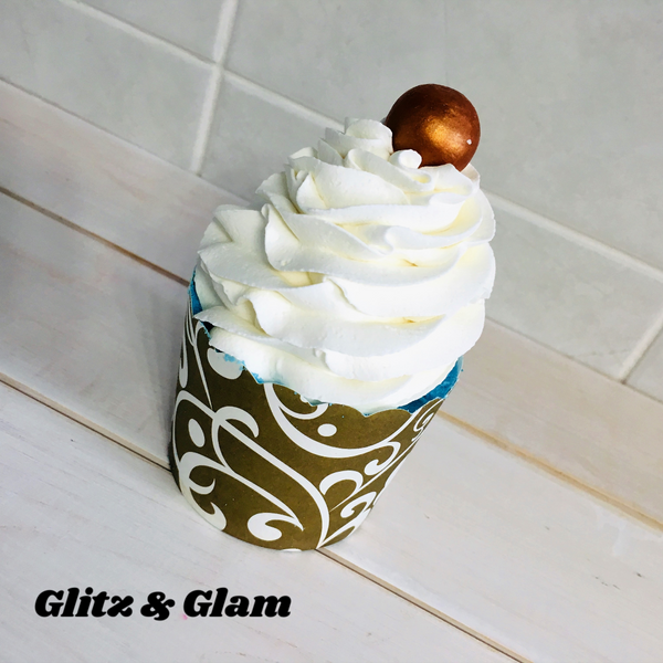 Glitz & Glam ~ Bubble Bath Bomb Cupcake