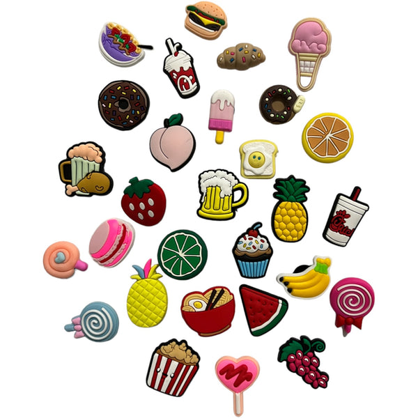 Croc Charms ~ Food and Drink