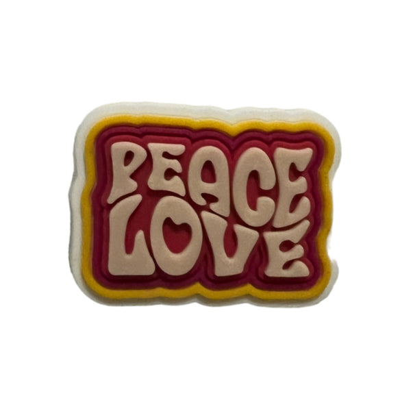 Croc Charms ~ Peace and Love