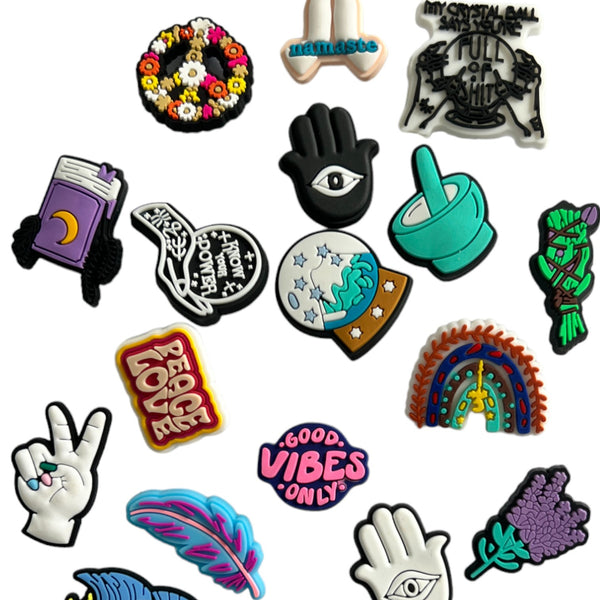 Croc Charms ~ Peace and Love