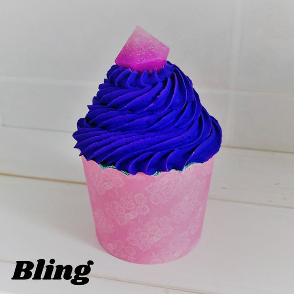 Bling ~ Bubble Bath Bomb Cupcake