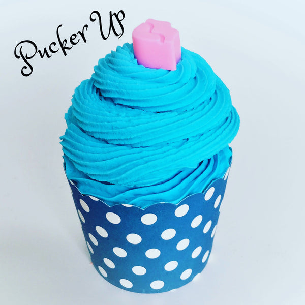 Pucker Up ~ Bubble Bath Bomb Cupcake