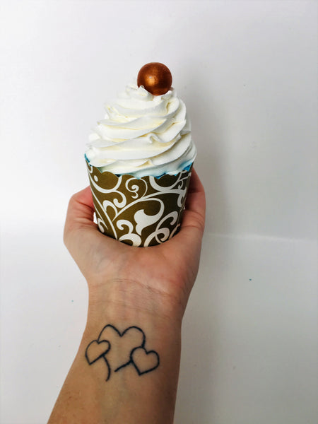 Glitz & Glam ~ Bubble Bath Bomb Cupcake