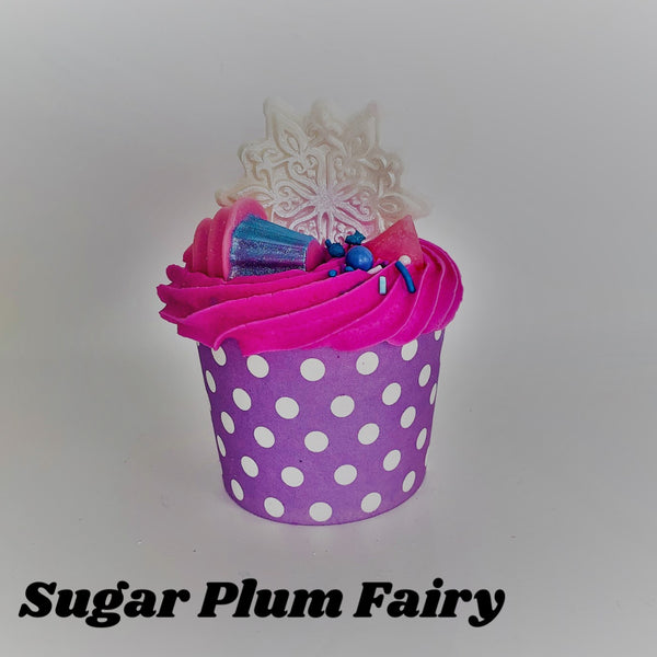 Sugar Plum Fairy ~ Bubble Bath Bomb Cupcake